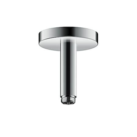 Axor ShowerSolutions Extension Pipe for Ceiling Mount, 4" in Chrome 26432001