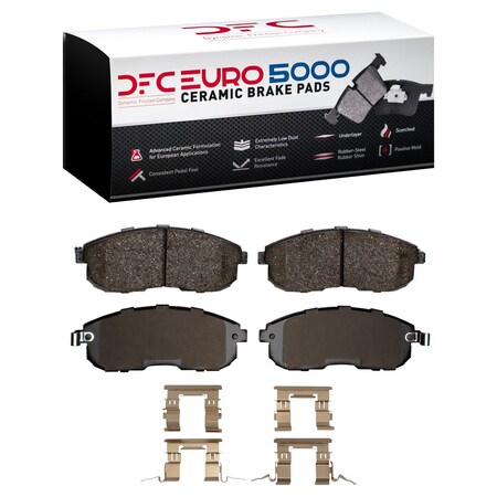 Dfc 5000 Euro Ceramic Disc Brake Pad Set,  1600-0815-01