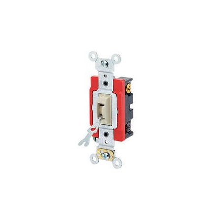 Leviton AC Quiet Switch, Ivory, 4.1 in H 1224-2IL
