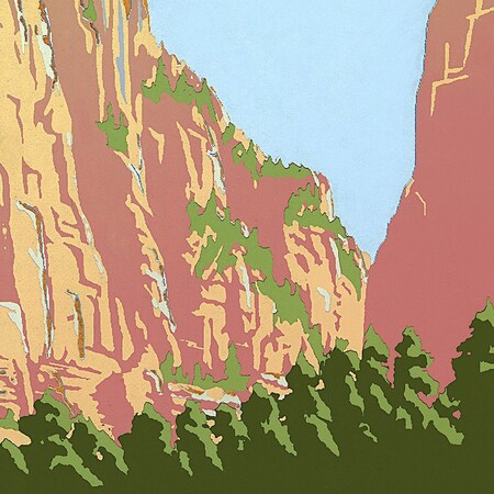 Homeroots 18" x 24" Zion National Park c1938 Vintage Travel Poster Wall Art 394386