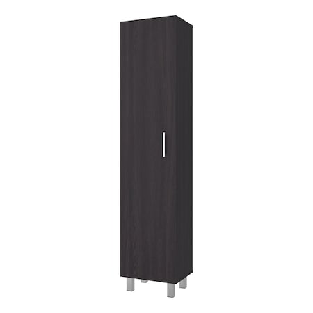 Homeroots 16in Black Wood Accent Chest 724359
