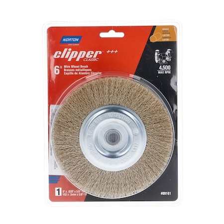 Norton Clipper WIRE WHEEL BRUSH CRSE 6 in. 70184609161
