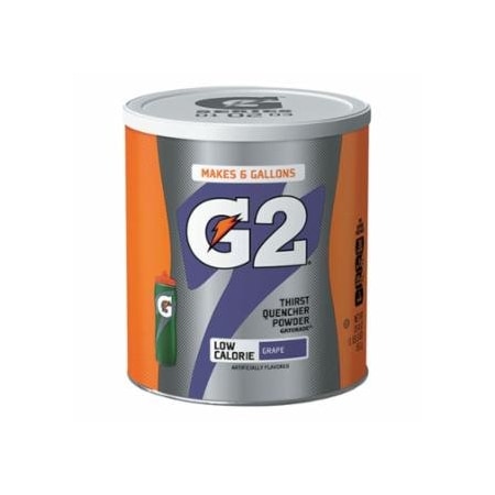 Gatorade G2 Powder, Grape, 19.4 oz, Canister, 3PK 308-13443