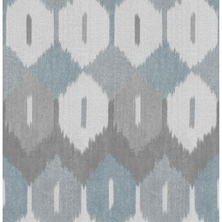 A-Street Prints Abilene Denim Ikat Wallpaper 4147-27407