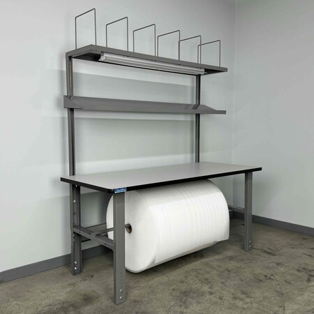 Stackbin Packing Work Bench, 72" W, 3500 lb. 4-6XPACK-6T-BL
