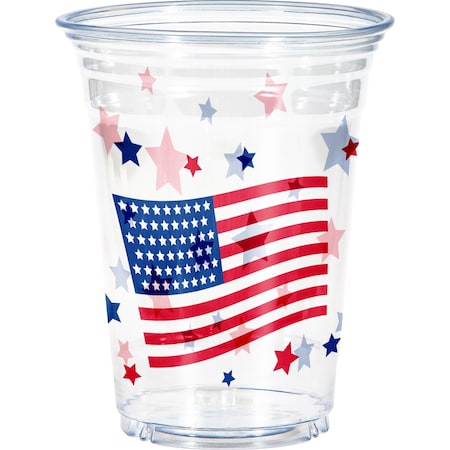 Creative Converting Patriotic 16 oz Plastic Tumblers, 96PK 373906