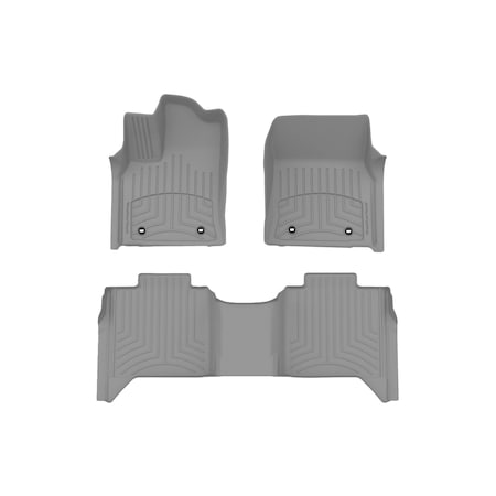 Weathertech Grey, Front and Rear FloorLiner HP 461708-1-2IM