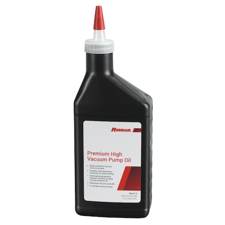 Robinair CS/12 Prem High Vac Pump Oil 16oz RR13119