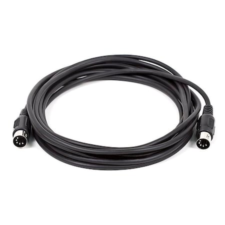 Monoprice Midi Cable W 5 P Din Plugs, Black20 ft. 8535