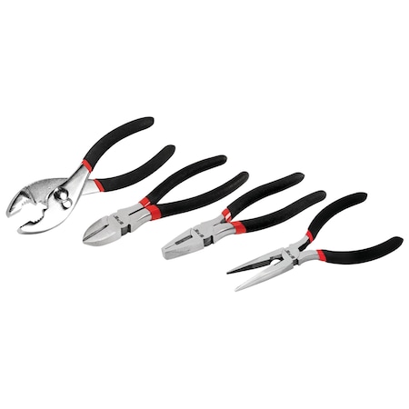 Performance Tool 4-Piece Drop-Forged Steel Pliers Set W1783