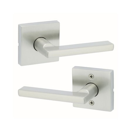 Kwikset 20 Min UL Rated Halifax Lever with Square Rose Passage Door Lock with 6AL FD Latch and RCS 720HFLSQT-15.FD