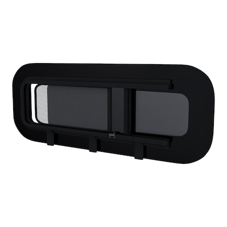 Brixwell 650mm x 250mm Universal Fit Glass Bunk Window With Internal Screen Privacy Tinted DTBUNK009-INT