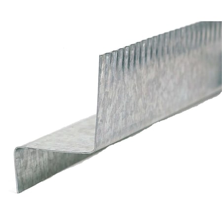 Amerimax Home Products 0.43 in. x 10 ft. Steel Econ Galvanized Z Bar, 50PK 5651600120