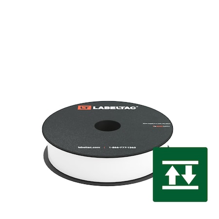 Labeltac High-Tack Label Supply 1in x 75ft LT4/LTPX, Matte White LT126HK