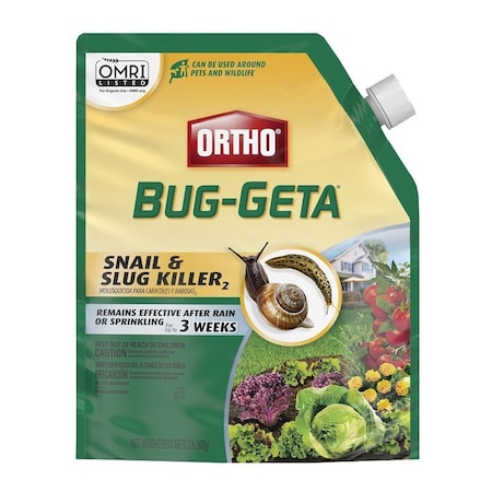 Ortho Bug-Geta Snail and Slug Killer, Solid, 2 lb Bag 0474510