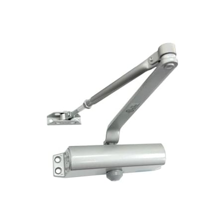 Calibre Door Closers Surface Mount Door Closer, Parallel Arm, Size 3, AL/SP28 Anodized Satin Aluminum CA8853P-AL