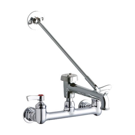 Elkay Handle-Operated Faucet, Single Bend LK940BP07L2H