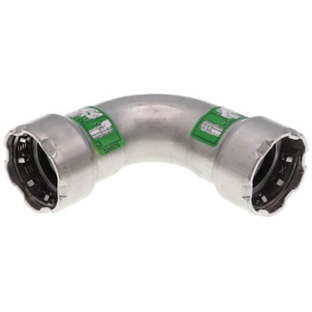Viega MegaPress 90 elbow P1 1 P2 1 316 stainless steel 90015