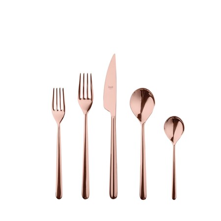 Mepra Linea Flatware Set - 5 Pieces - Bronze 109122005