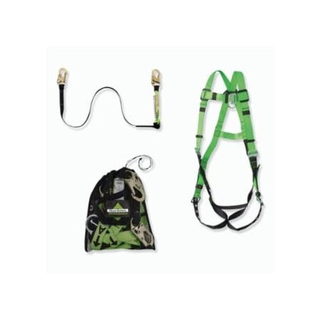 Peakworks Contractor Kit, 6 ft, 2 Legs, Snap Hook, 310 lb Capacity 853-V8252306