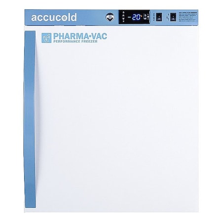 Accucold Lab Freezer, White, Swing Door AFZ1PV