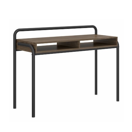 Homeroots 46" Walnut Wood Writing Desk 723769