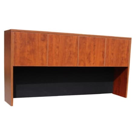 Boss Office Products Boss Hutch with 4 Doors - 71in - Cherry N144-C