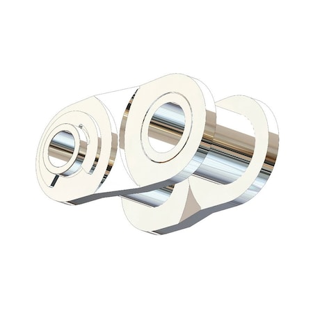 Senqcia SBR MAX-50SSHPOL Offset Link Single Strand 5/8P S-50SSHPOL