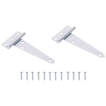 Prosource T-Hinge, Steel, Zinc, Fixed Pin, 180 deg Range of Motion, 26 Pair lb LTH-Z04-C2PS