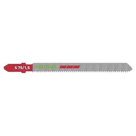 Festool Jigsaw blade PLASTICS PROFILE S 75/1, 5/5, 5PK 204268