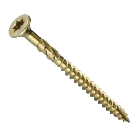 Grk Fasteners R4 Framing and Decking Screw, No 8 Thread, 2-1/2 in L, Star Drive, Steel, 100 PK 02079