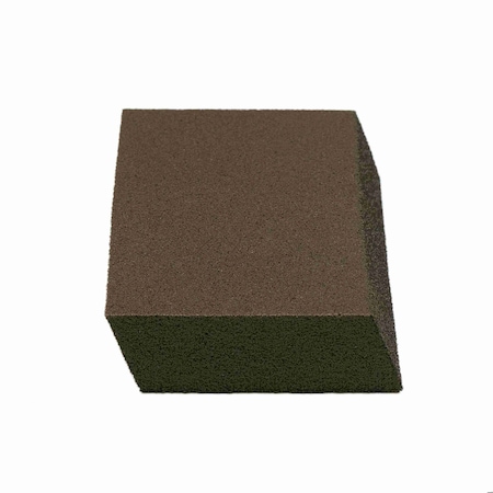 Marshalltown Sanding Sponge, Drywall Sponge, Dual Angle, Medium/Fine Grit, 4 7/8 x 2 7/8 inch SB488MF
