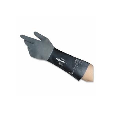 Alphatec 53-001 Chemical-Resistant Gloves, Size 11, Black/Gray, 6PK 012-53-001-11