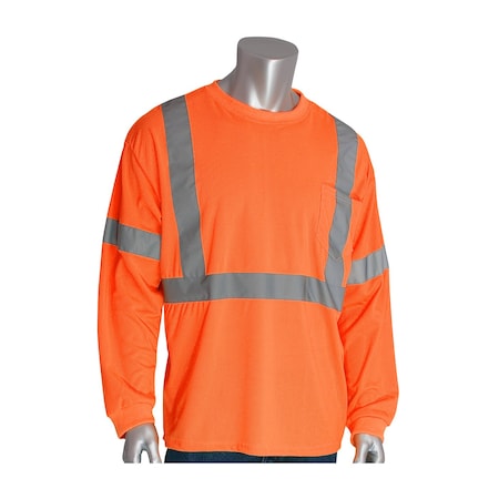 Pip Long Sleeve Shirt, Lay Flat, Hi-Vis Orange 313-1300