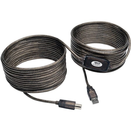 Tripp Lite by Eaton High-Speed USB 2.0 A/B Active Cable - Type A Male USB - Type B Male USB - 36ft U042-036
