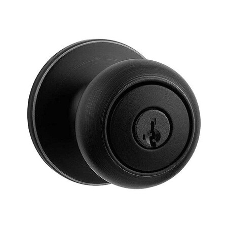 Kwikset Door Knob Lockset, 1 3/8-1 3/4" Thick 400CV-514-SMT-6AL-RCS