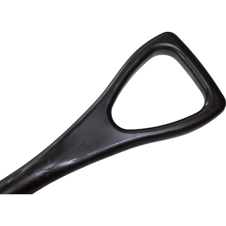 Bully Tools 25'' Poly D-Grip Handle Plastic Scoop Shovel 92801