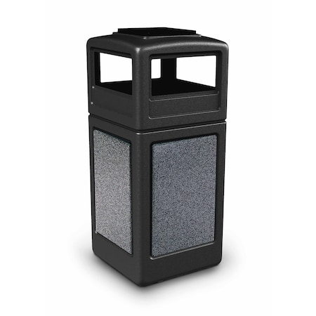 Commercial Zone Products 42 gallons Black, Polyethylene, 18.5 in 72051399