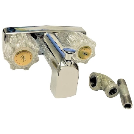 Us Hardware Faucet Diverter, Brass, Chrome P-009NB