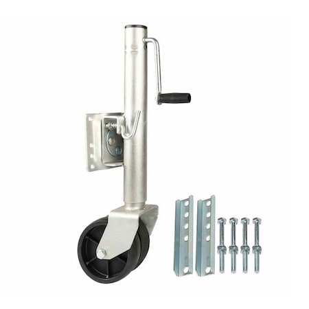 Mytee Products Swivel Trailer Tongue Jack with Dual Wheels, 2000 Lbs. Capacity, Heavy-Duty... TJ-MS2000
