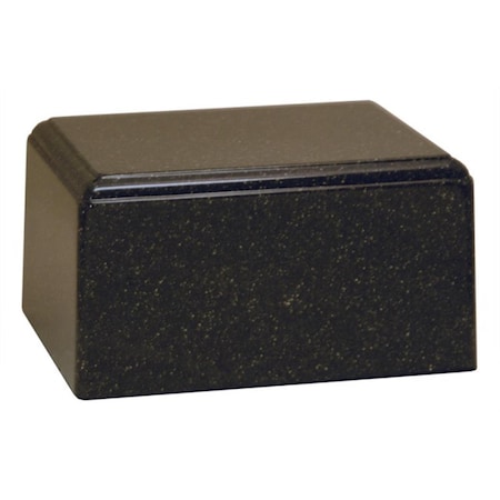 Fasttrack2Fitness Cultured Granite Cremation Santa Fe Junior Urn, Black FA2054214