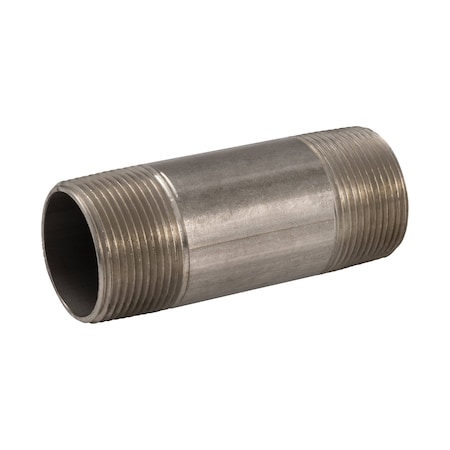 Proline Series Stainless Steel 1-1/4-in MIP x 4-in Sch40 Nipple SN-930