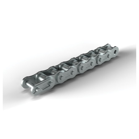 Hkk Chain Single Pitch Roller chain, 100 ft OAL, 5/8 P, 0.4 Dia x 3/8 in W Roller NR050R1C