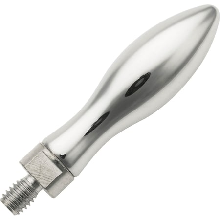Grizzly Chromed Handle - 3-3/8" x 3/8"-16 H3205