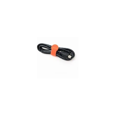 Wrap-It Self-Gripping Cable Ties, Reusable, Multi Color, 1/2 x 8 In, 10PK 410-8MC
