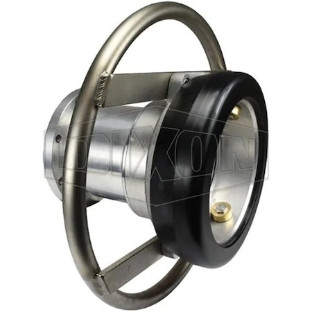Dixon 164 mm ALU DRY DIS CPLR x 4 in TTMA FLG, FKM DDC400AL164TTMA