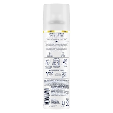 Dove Detox and Purify Advanced Dry Shampoo, 5 Ounce, 12PK 64405914