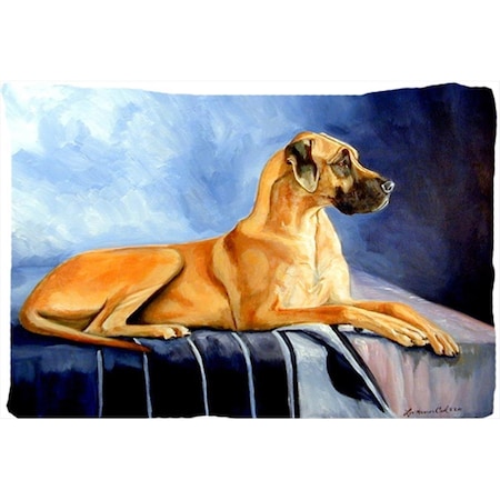 Carolines Treasures 20.5 x 30 in. Natural Fawn Great Dane Moisture Wicking Fabric Standard Pillowcase CA68436