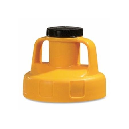 Oilsafe Multi-Purpose Utility Lid, 2 in dia, Oil Safe, Yellow, Engineering Plastic 399-100209