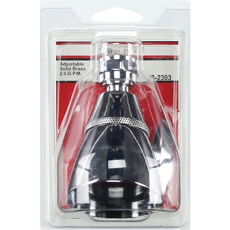 Westlake Pipe & Fittings Chatam Style 1-Spray 1.8 GPM Fixed Shower Head Chrome 8/1/2303